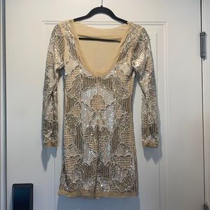 Topshop sequins dress